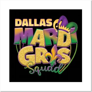 Dallas Mardi Gras Posters and Art